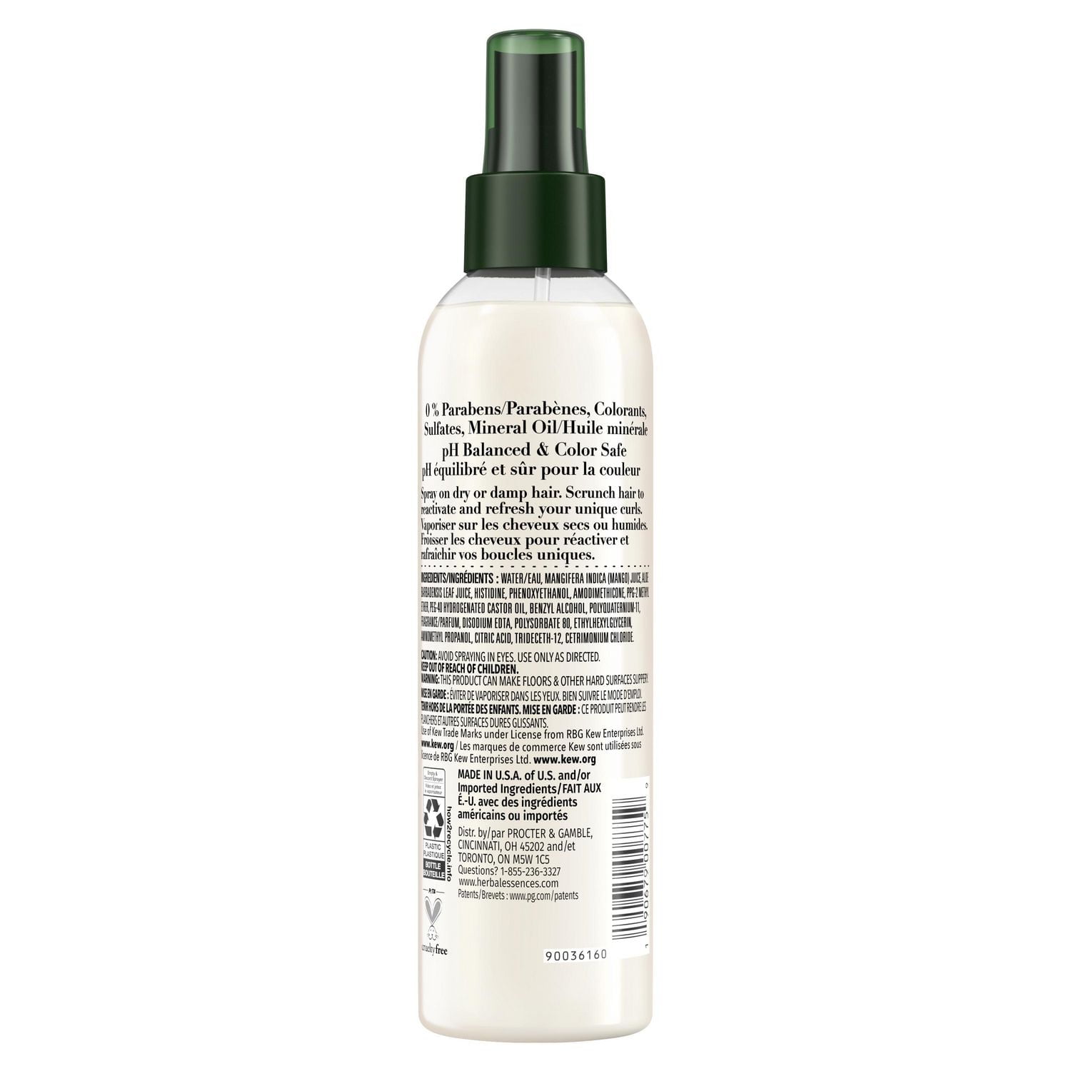 Herbal Essences Mango & Aloe Oil Curl Refresh Mist