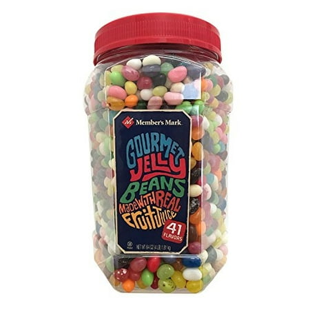 Jelly Bean Jar - MEMBER's MARK GOURMET JELLY BEANS ALL AMERICAN SNACK 41 UNIQUE FLAVORS 4 lb Jar by Daily Chef