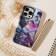 thumbnail image 6 of Glossy Heart Art Fluid Design Phone Case for Couples & Art Enthusiasts Compatible with iPhone 11/12/13/14/15/16 (Pro Max/Plus), 6 of 9