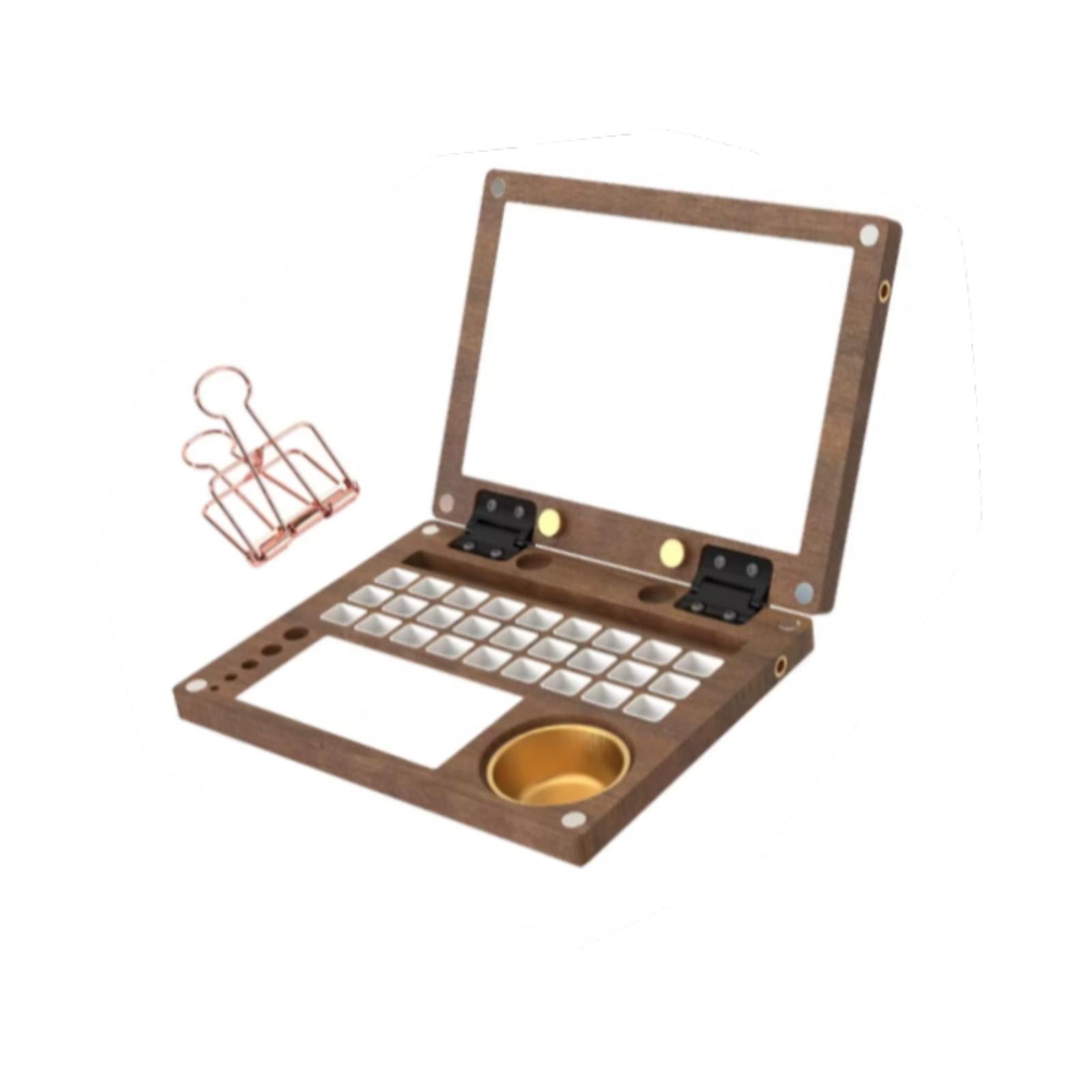 Abbraccia Watercolor Palette Paint Box Wooden Watercolor Paint Storage Box for Oil Paint Pigments Portable Travel Paint Case Paint Tray