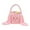 Pink, variant on Wovilon Home Decor Happy Easter Plush Bunny Long Ears Bags Easter Basket Rabbit Buckets Easter Tote Bags Children Gift Storage Handbag