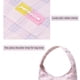 thumbnail image 2 of Bolsa cruzados a cuadros, de moda, informal, de gran capacidad, para mujer (rosa) Ehuebsd Para Estrenar, 2 of 8