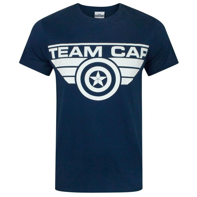 Captain America Mens Civil Team Cap T-Shirt