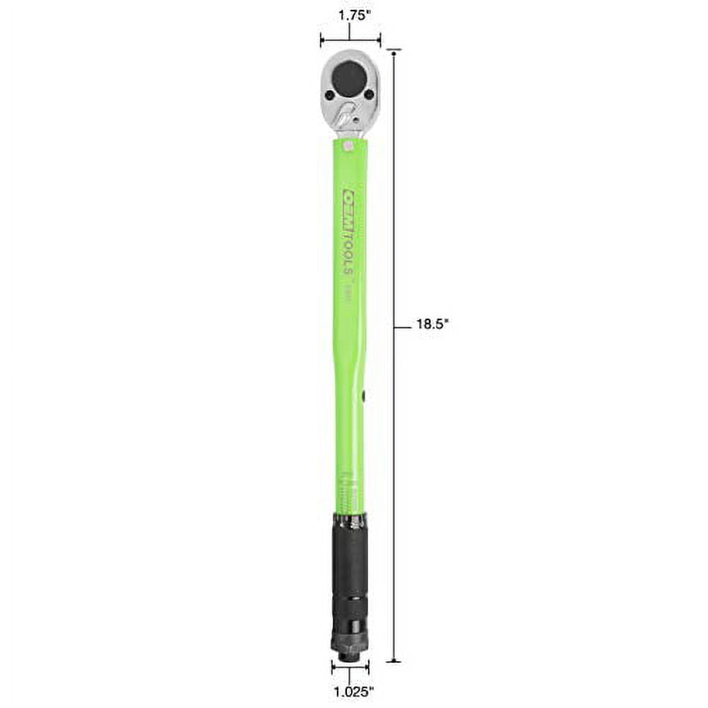 OEMTools 1/2" Drive Torque Wrench (10-150 Ft/Lb)