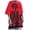 Red, variant on Women Y2K Skeleton T Shirt Gothic Skull Graphic Tee Oversized Punk Grunge Short Sleeve Top Streetwear Emo Alt Clothes