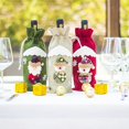 thumbnail image 4 of Funda para botella de vino de Navidad, decoración navideña para el hogar, adornos navideños 2023, regalo de Navidad, Navidad, feliz año nuevo 2024, 4 of 5