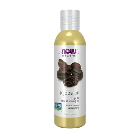 NOW Solutions, Jojoba Oil, 100% Pure Moisturizing, Multi-Purpose Oil, 4-Ounce