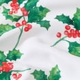 thumbnail image 4 of Elrene Home Fashions Vintage Holly Scallop Border Placemats, Set of 4, Multicolor, 13"W x 19"L, 4 of 4