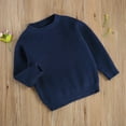 thumbnail image 4 of URMAGIC Baby Girl Boy Crewneck Knit Tops Toddler Kid Fall Winter Loose Pullover Sweater,18-24 Months, 4 of 8