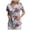 Navy, variant on GEWSEY Scrub Tops for Women 2026 Summer Independence Day Printed Short Sleeve V Neck Scrubs Nurse Uniforms Tops with Pockets (Navy, 3XL)