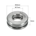 thumbnail image 3 of Uxcell Thrust Ball Bearings Stainless Steel with Washers 17x35x12mm, 3 of 5
