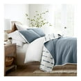 thumbnail image 4 of Shibori Quilted Coverlet Set - Reversible Microfiber Quilt & Sham, Soft Down Alternative, Wrinkle Resistant, All Season Bedding - Multiple Colors & Sizes, 4 of 6