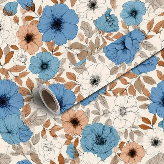 Peel and Stick Wallpaper Contact Paper flower Self Adhesive and Removable 24in x 118in