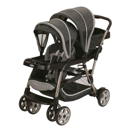 Graco Ready2Grow Click Connect LX Dual Baby Stroller, Glacier | 1934624