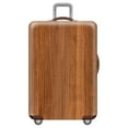 thumbnail image 1 of Housse de Valise Élastique à Fixation Stable pour Protection de Valise Housse de Valise Protectrice Étui de Valise Chocolat S grain de Bois S, 1 of 6
