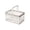 D #1, variant on ZZAIXHL Multi-Functional Plastic Storage Crates with Handles 11.81x7.87in Collapsible Crate Stacking Folding Storage Basket 4 Colors Available for Camping Picnic Car Trunk Home Storage