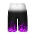 thumbnail image 4 of ZVNAΖH Mens Shorts Clearance Mens Shorts Elastic Waistband with Pockets and Drawstrings Mens Summer Beach Casual Shorts, 4 of 4