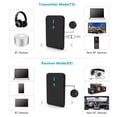thumbnail image 5 of BT 5.0 Transmitter and Receiver 2 in 1 Wireless BT Audio Adapter with Low Latency 3.5mm Audio Cable for TV Car/Home Stereo System, 5 of 10