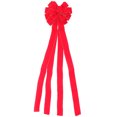 thumbnail image 1 of Shisuyan Nœuds de Noël pour Extérieur, Nœud Rouge, Lot de 1 53x12 Po, 1 of 8