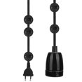 thumbnail image 1 of Lámpara colgante LED E27 85-265 V, estilo vintage, con cable de alimentación de 4 m (cerámica), 1 of 10