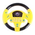 thumbnail image 1 of BRIGHTFUFU Simulación Conducir el volante Juguete Juguete Educación temprana Jugo para niños Niños Niñas (Estilo de PVC amarillo negro sin batería), 1 of 1