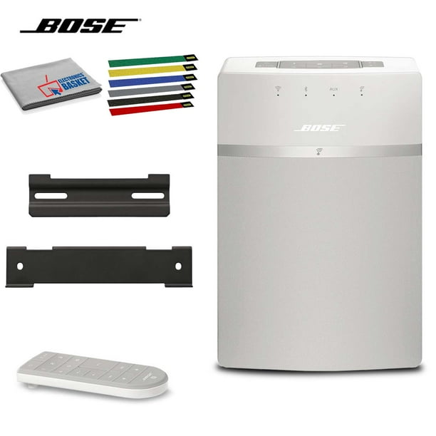 Bose Soundtouch 10 Wireless Music System White Bundle With Wall Mount Kit Cable Ties And Microfiber Cloth Walmart Com Walmart Com