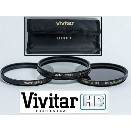 3PC HD Filter Set (UV+POLARIZER+FLD) For Panasonic Lumix G Vario 14-42mm Lens