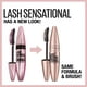 thumbnail image 2 of Máscara de pestañas Maybelline Lash Sensational, lavable, marrón y negro, 2 of 9