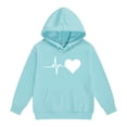 thumbnail image 5 of YunPes Girls' Sweatshirts Winter Children's Retro Print Sweatshirts Long Sleeves Comfortable and Cute Sweatshirts Boy Hoodies, 5 of 6