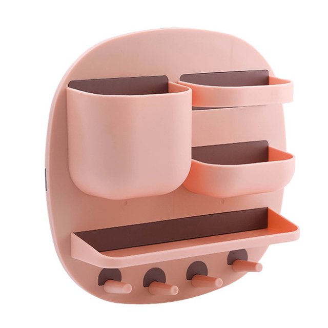 Multifunctional Storage Rack Wall Mounted Punch-Free Door Hanging Holder