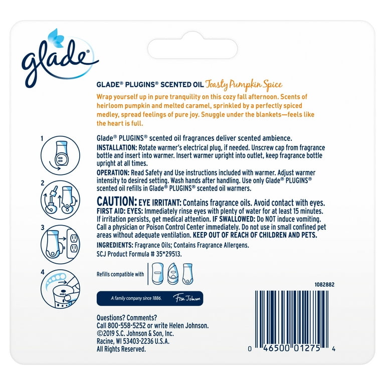Glade toasty pumpkin spice deals