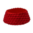 thumbnail image 3 of Shangren Collier de Sapin de Noël Rond Décoration Maison Ferme Base Décorative Support Rouge, 3 of 8