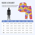 thumbnail image 4 of Cauagu Magic Mushrooms Print Men's Long-Sleeve Pajama Set,Soft Button-Front 2Pjs for Men Long Sleeve Men’s Sleepwear-Medium, 4 of 7