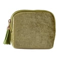 thumbnail image 4 of Estuche para Pulseras Caja Portátil de Joyas Compartimentos Independientes Terciopelo Cremallera de Borla Adecuado para Mujeres Madres Oficina Vacaciones Verde hierba, 4 of 8