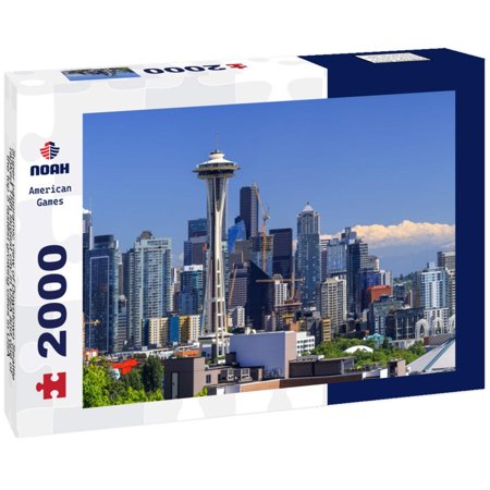 Super Downtown Seattle, ranked 15th largest city in USA and one of the top 5 fastest growing cities in USA 2000pc Puzzle
