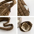thumbnail image 4 of AOMRCOL 2026 New Puffer Tote Bag,Wrinkled Cloud Bag Shape Quilted Tote Bag for Women, Fabric Puffy Tote Bag,Brown for Daily Use, Shopping, Casual Outings, Travel, Work, 4 of 5