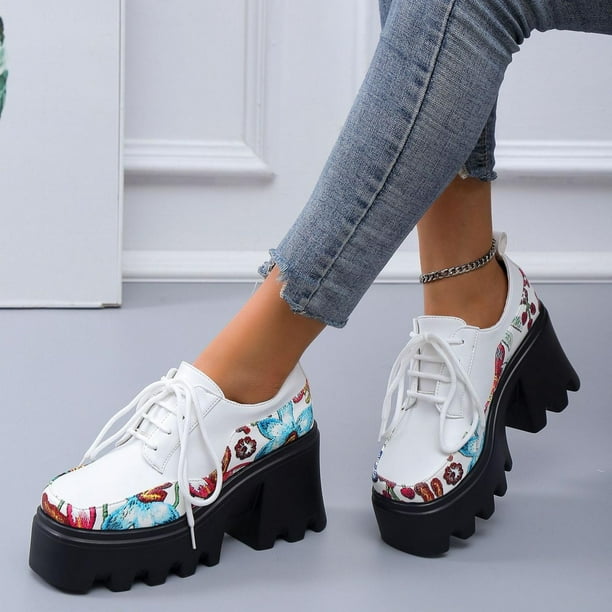 Birdeem Platform boots for women Women Boots Retro Flat Bottom