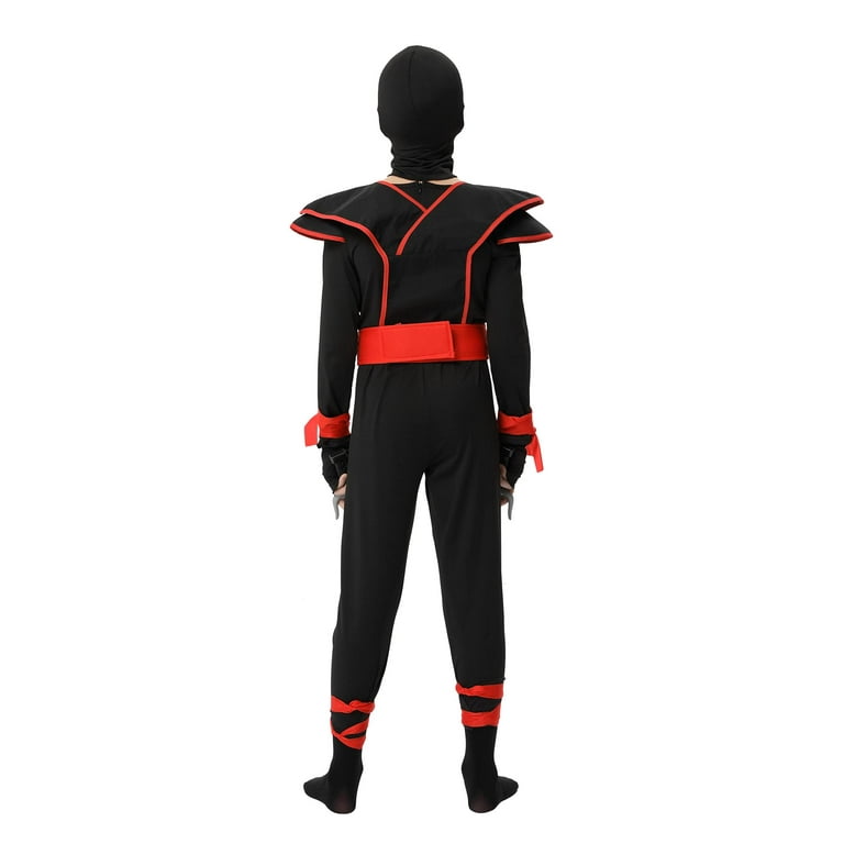 Boys Red Stealth Ninja Costume Medium (8-10)