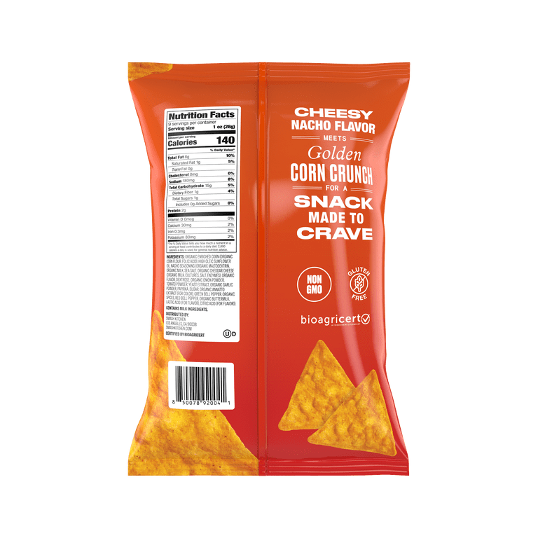 Smash Kitchen Nacho Cheese Non-GMO Tortilla Chips, 9 oz - Walmart.com