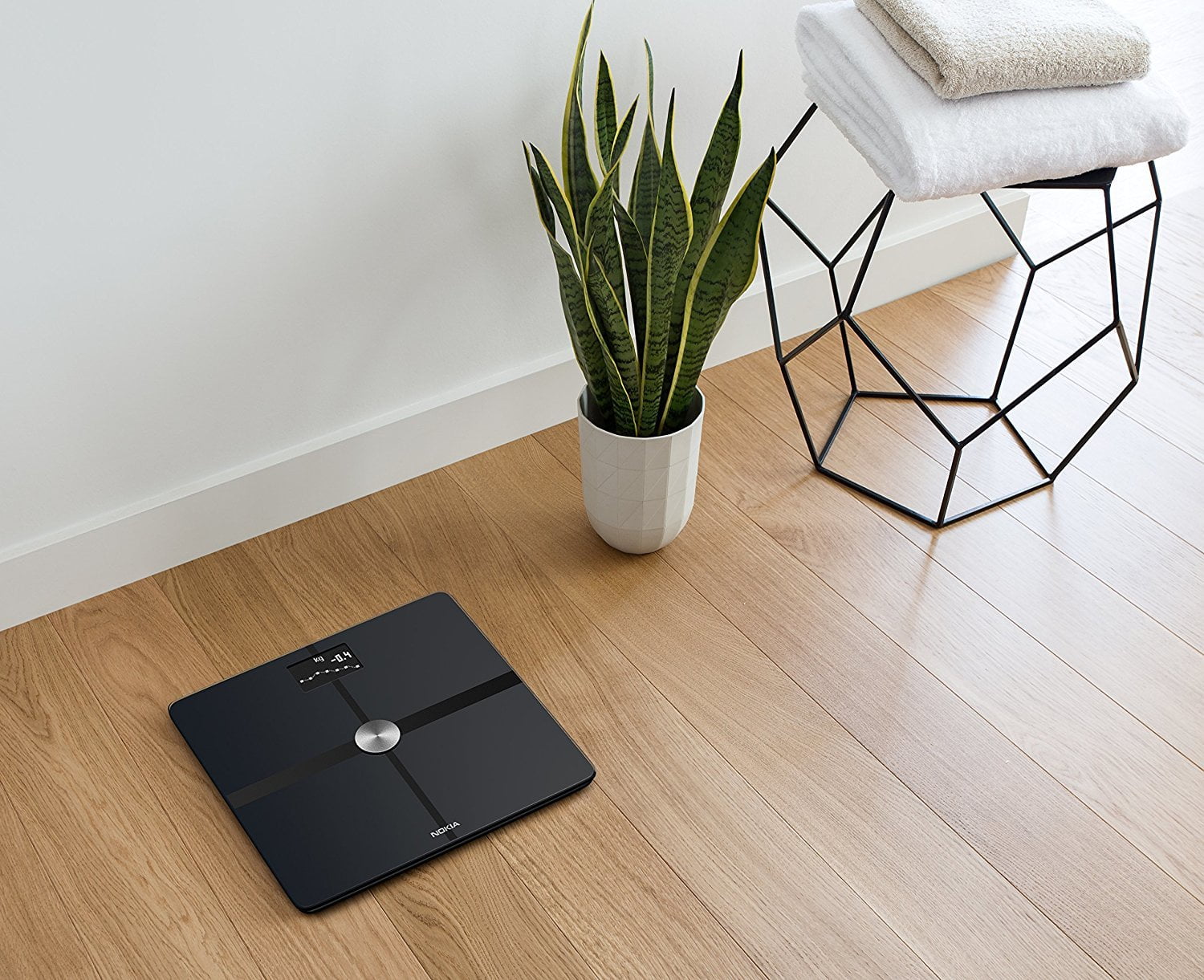 Nokia Body+ Body Composition Wi-Fi Scale (White) - Walmart.com