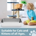 thumbnail image 6 of Stainless Steel Cat Litter Box - Litter Box for Cats - Easy to Clean, Never Absorbs Odor, Stains, or Rusts - Silver (17.7" L x 13.5" W x 4" H), 6 of 6