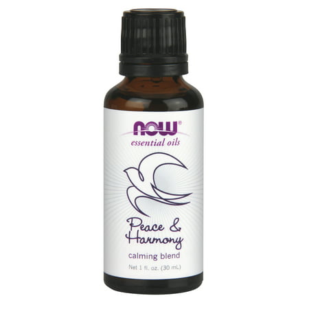 NOW Essential Oils, Peace & Harmony Oil Blend, Calming Aromatherapy Scent, Blend of Pure Essential Oils, Vegan,