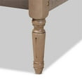 thumbnail image 4 of Baxton Studio Colette Mid-Century Wood Platform Full Bed in Weathered Gray, 4 of 9