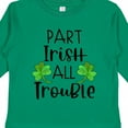thumbnail image 4 of Inktastic Part Irish All Trouble St. Patrick's Day with Green Clovers Boys or Girls Long Sleeve Toddler T-Shirt, 4 of 5