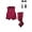 Burgundy, variant on Boys Formal Slim Fit 5 Piece Suit Vest Pants Set and BowTie and Tie,for Kids to Teen, for Graduate, Wedding, Prom
