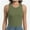 Green, variant on Women Tank Tops Summer Sleeveless Basic Cami Top Shirt Slim Racerback Blouses