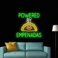 thumbnail image 5 of Handmadetneonsign Powered By Empanadas Neon Sign, Empanadas Wall Art Decor, Mexican Restaurant Wall Decor, 5 of 5