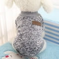 thumbnail image 4 of 1Pcs Pet Dog Classic Knitwear Sweater , Fleece Coat for Small,Medium Dogs,Warm Pet Dog Cat Clothes,Soft Puppy Customes for Dog Grils Boys, 4 of 5