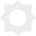 thumbnail image 4 of 10"OD x 5"ID x 5 1/2"C x 1"P Axel Architectural Grade PVC Contemporary Ceiling Medallion, 4 of 11