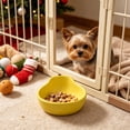thumbnail image 4 of Ceramic Pet Dog Bowls,Pear Shaped 2 in 1 Pet Feeding Bowls and Water Bowl for Small Dogs,Cute Household Pet Daily Feeding Supply, 4 of 6